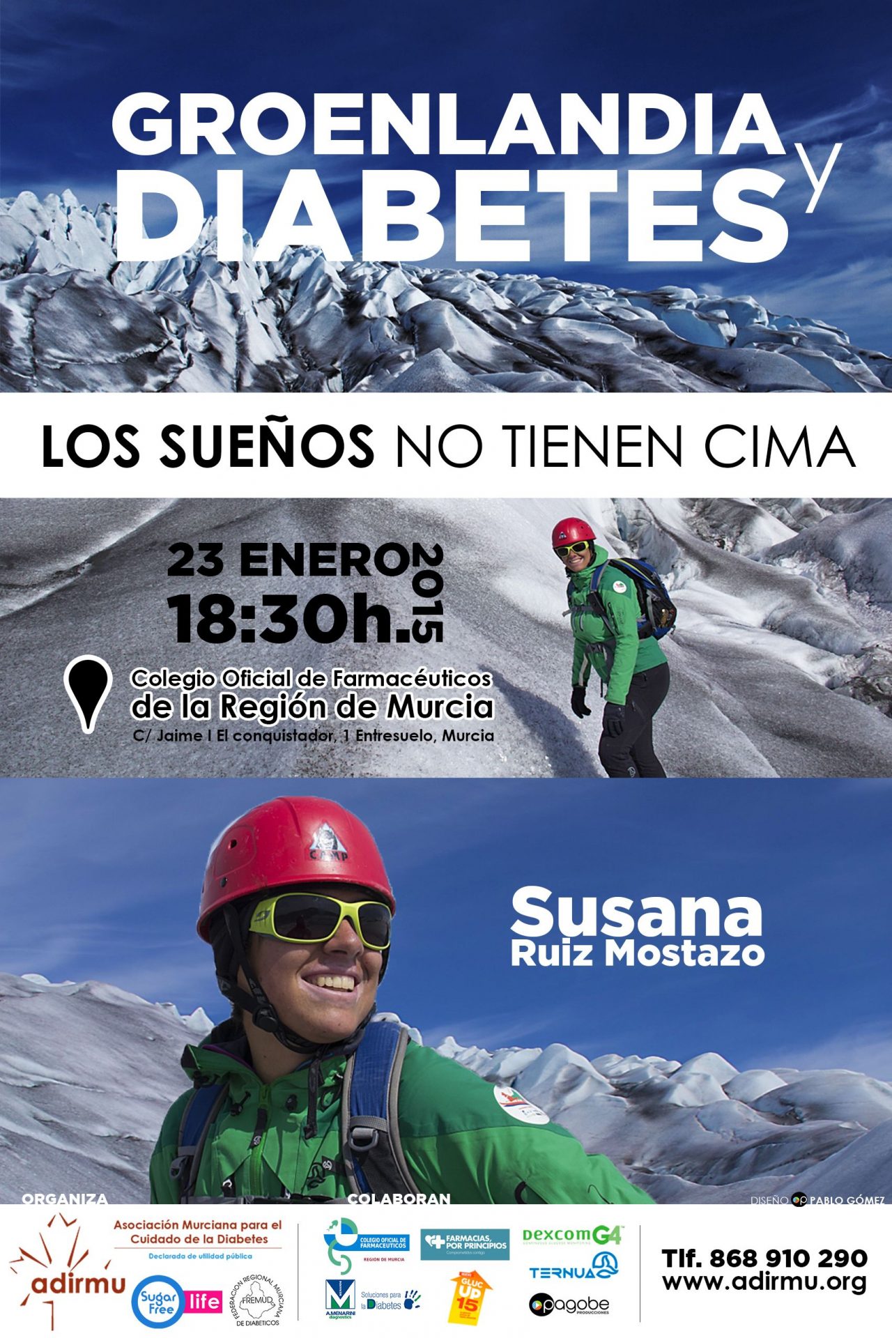 Susana Ruiz en Murcia, “Groenlandia y Diabetes: Los sueños no tienen cima”