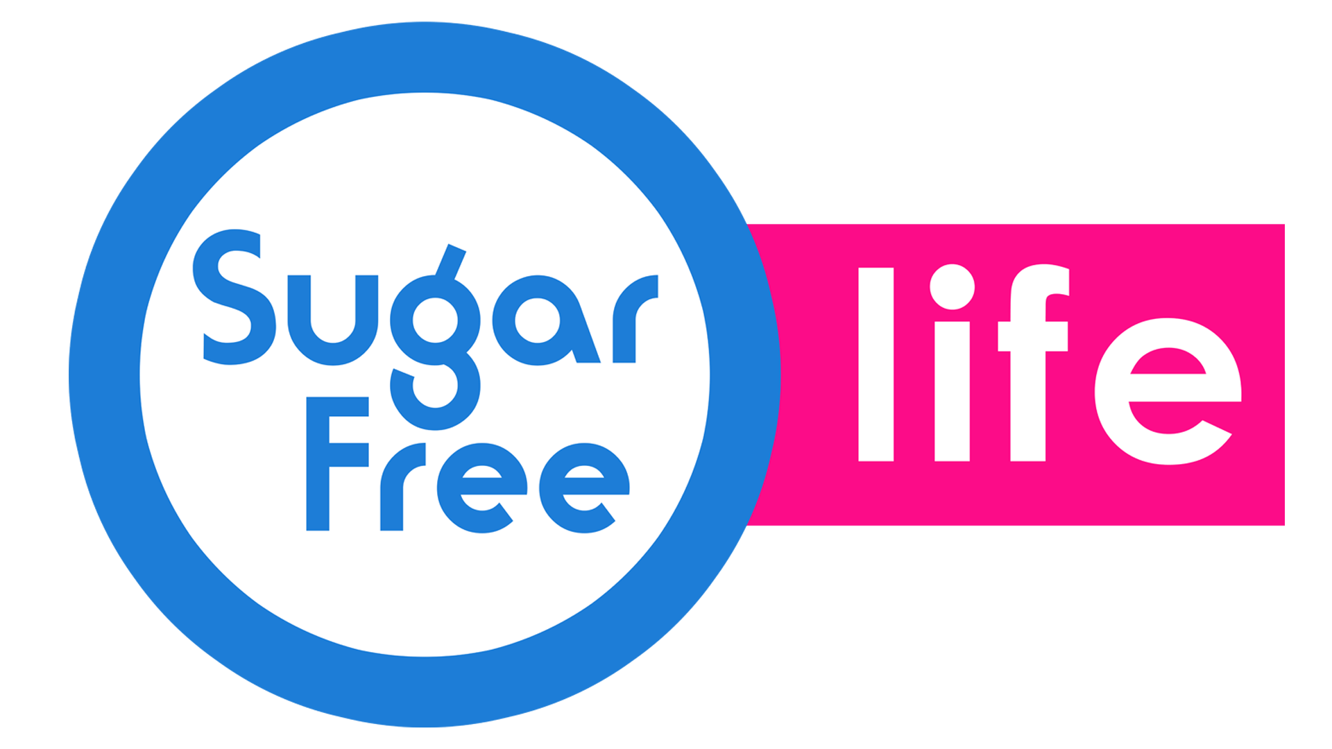 Sugar Free Life Logo Circulo Blanco Peq