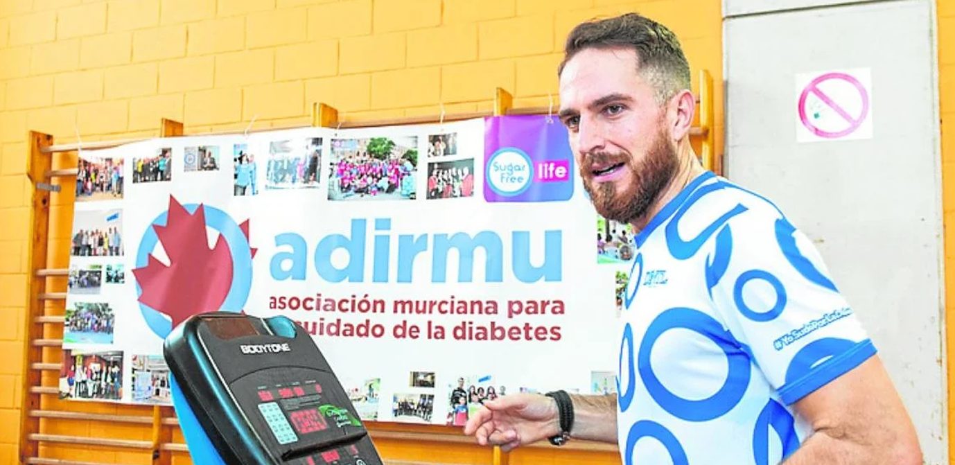 Germán Romera correrá 24 horas seguidas en Murcia por la diabetes