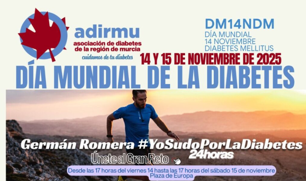ADIRMU ilumina este viernes y sábado la Plaza de Europa con múltiples actividades con motivo del Día Mundial de la Diabetes