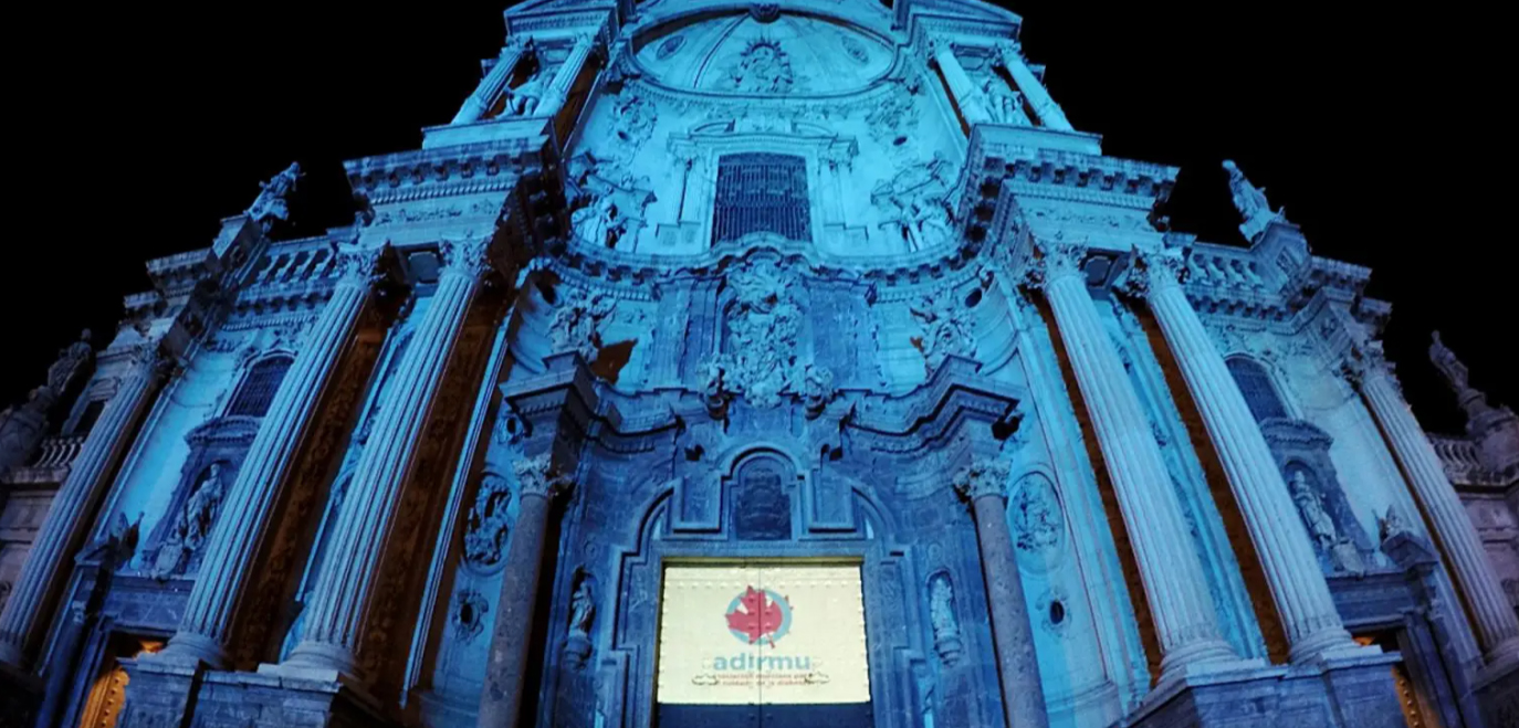 Adirmu convoca a la Región de Murcia a iluminarse de azul por el Día Mundial de la Diabetes