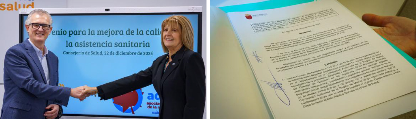 ADIRMU y la Comunidad Autónoma de la Región de Murcia firman un convenio