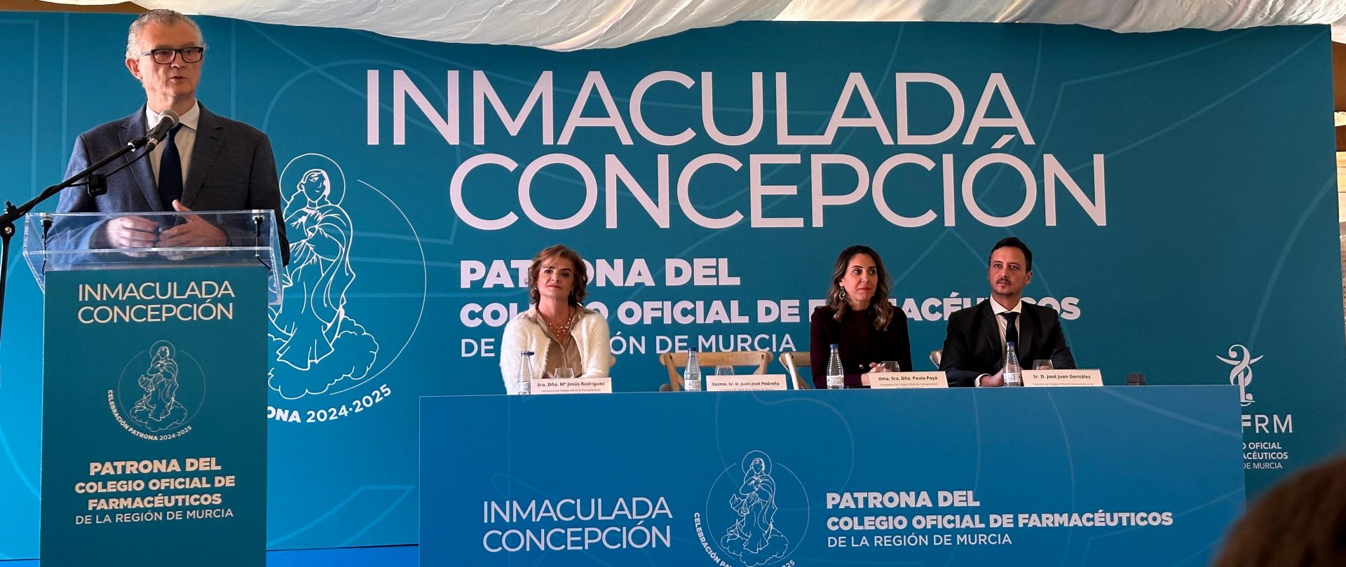 ADIRMU, presente en los actos de la patrona del Colegio Oficial de Farmacéuticos de la Región de Murcia