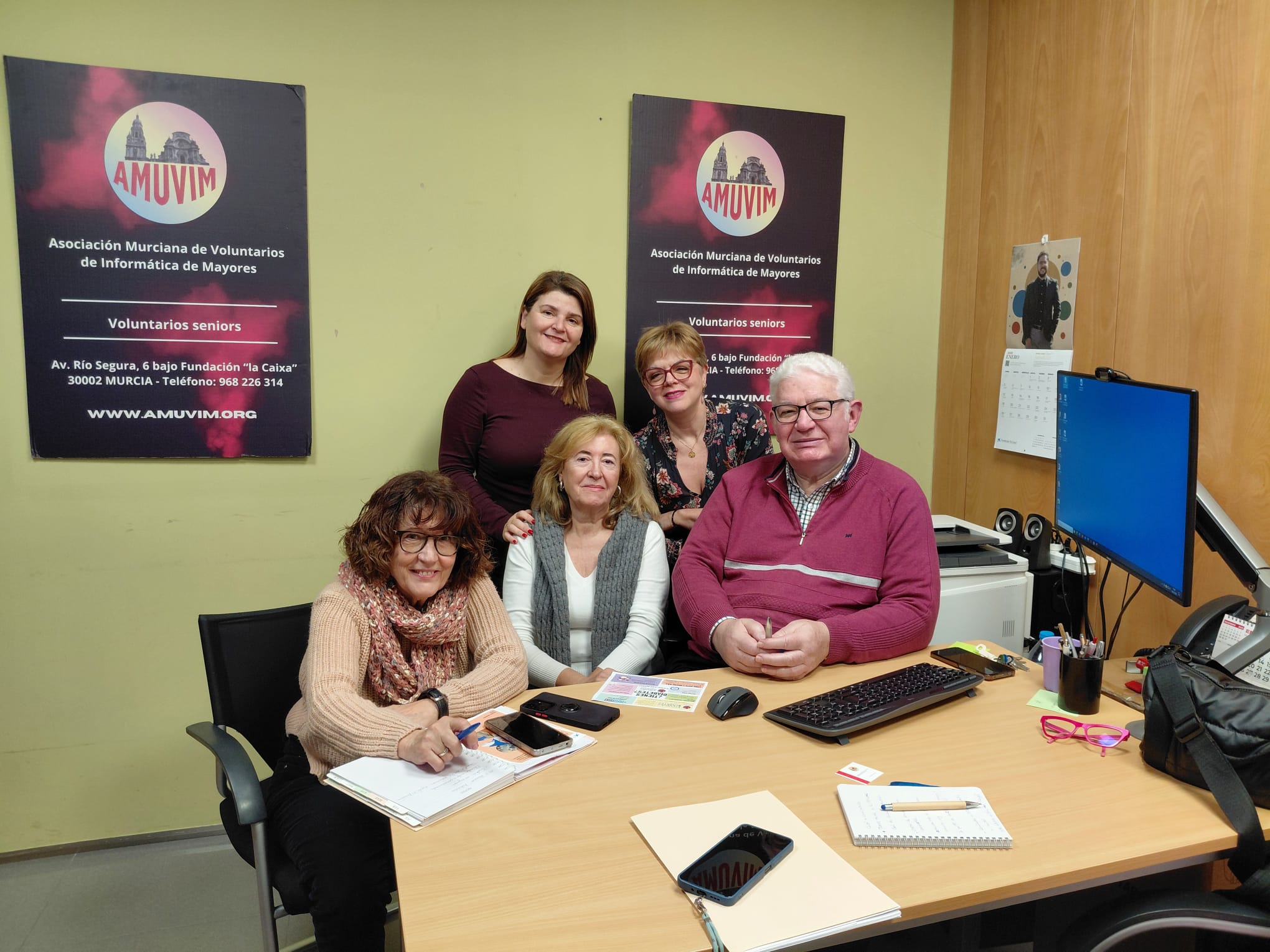 ADIRMU refuerza la colaboración con AMUVIM para apoyar a personas mayores con diabetes tipo 2