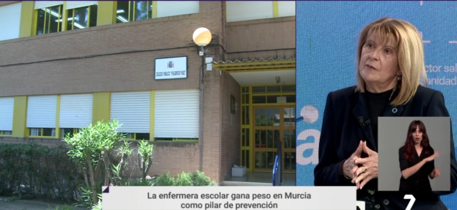 ADIRMU reivindica en televisión el papel esencial de la enfermería escolar en la atención a la diabetes