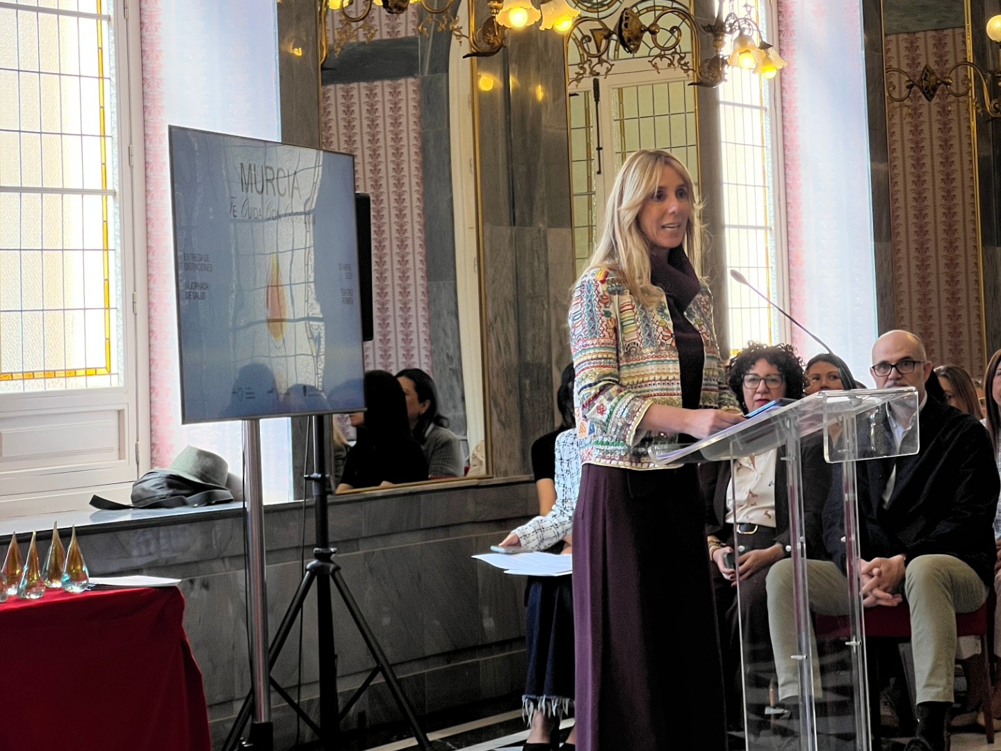 ADIRMU reconocida por el Ayuntamiento de Murcia en la III Gala de la Salud celebrada en el Teatro Romea
