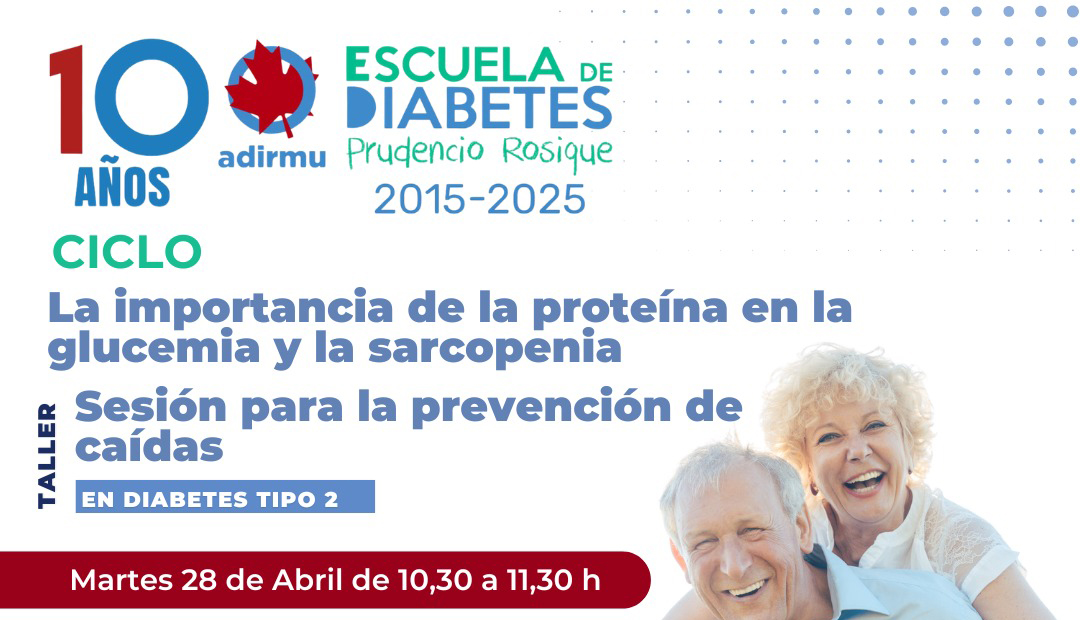ADIRMU imparte una nueva formación sobre «La importancia de la proteína en la glucemia y la sarcopenia»