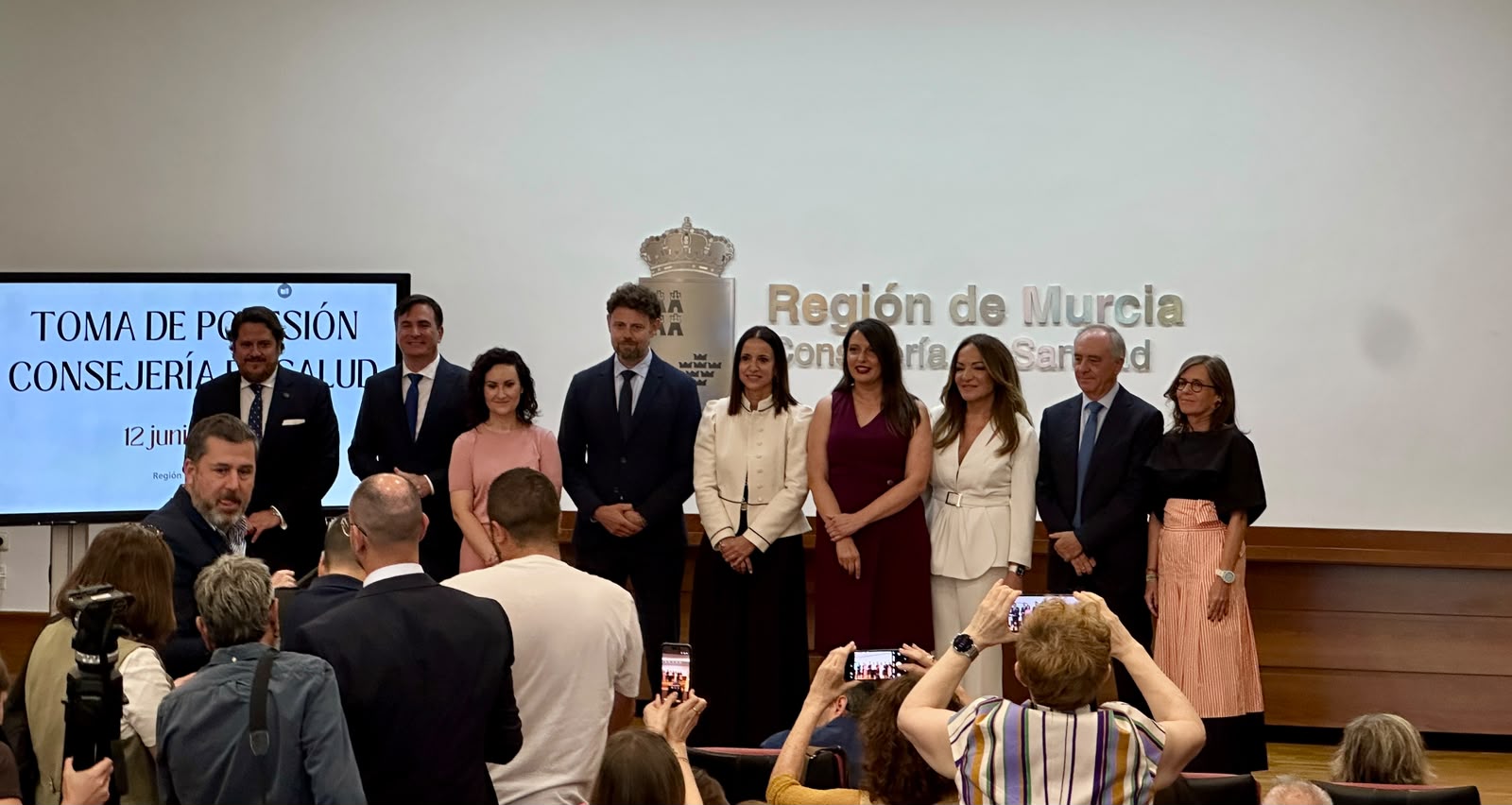 ADIRMU presente en la toma de posesión de los nuevos cargos de la Consejería de Salud de la Región de Murcia