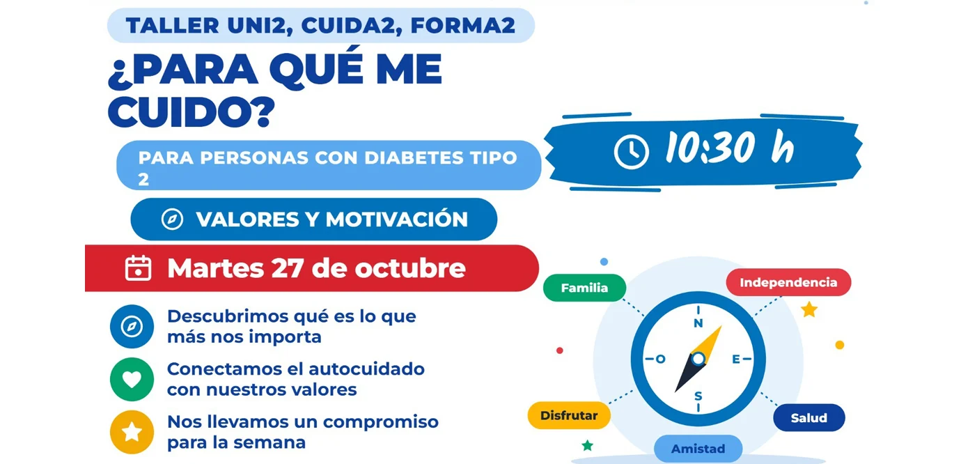 ADIRMU organiza el taller «¿Para qué me cuido?» para personas con diabetes tipo 2