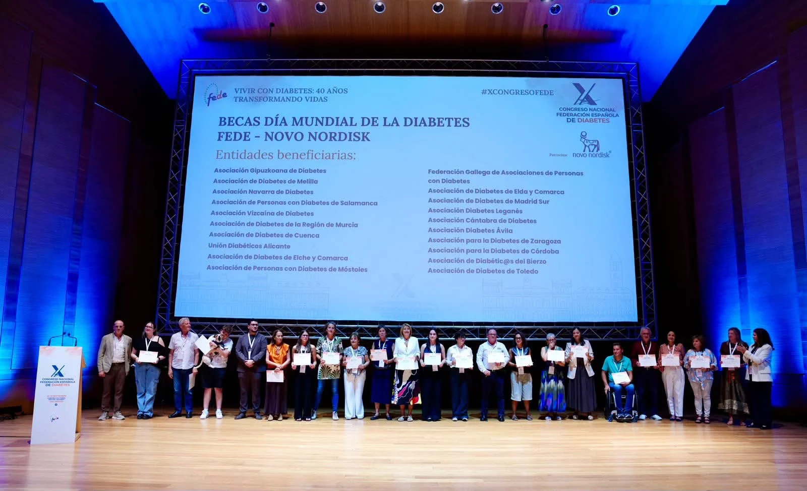 ADIRMU recibe una de las Becas Día Mundial de la Diabetes 2026