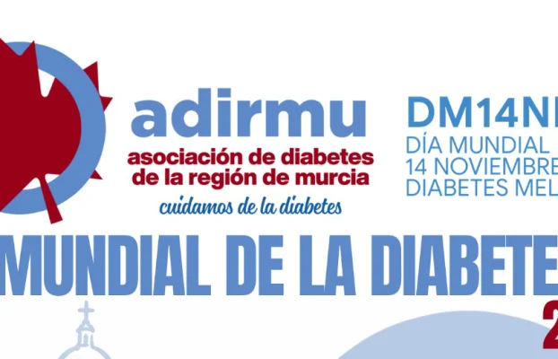 Murcia se tiñe de azul para celebrar el Día Mundial de la Diabetes 2026